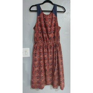 Athleta Dress Women's Size M,Paisley, Sleeveless,16 .5Inch Of Armp To Armp,good
